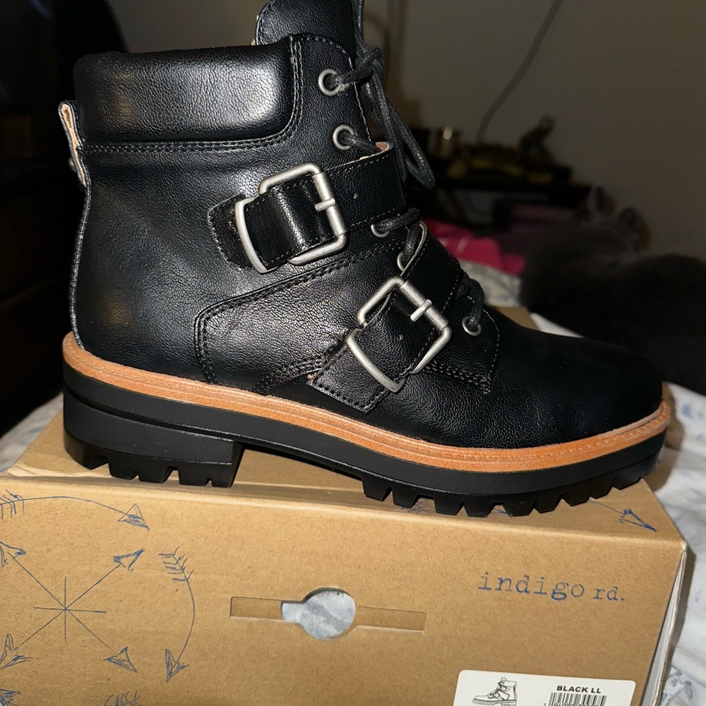 NIB~Black~Indigo Rd Boots~Never Worn
